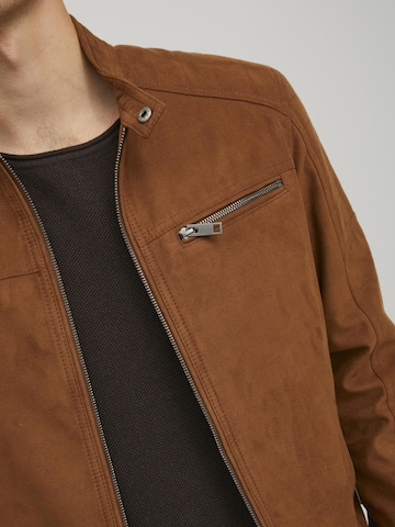 JACK & JONES Regular fit Between-season jacket 'JCORocky' in Brown