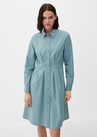 s.Oliver Shirt Dress in Blue: front