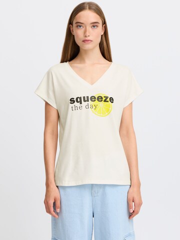 ICHI Shirt 'Janet' in Wit: voorkant