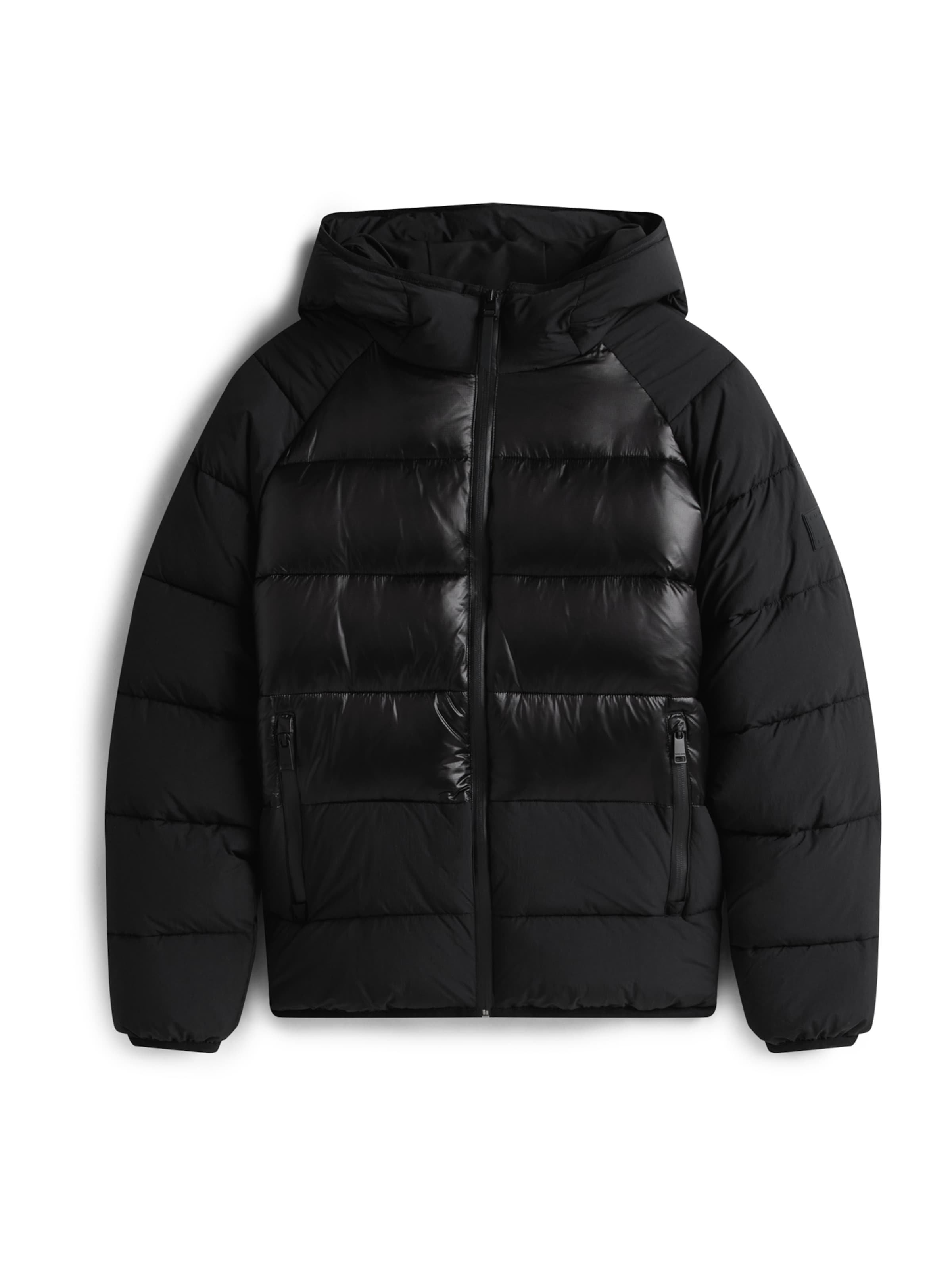 Tommy Jeans - Casaco de inverno em preto: frente