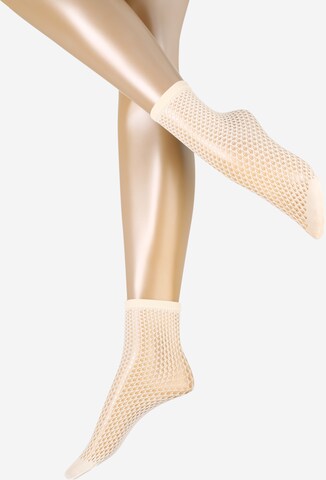 Swedish Stockings Фини чорапи 'Vera' в бяло: отпред