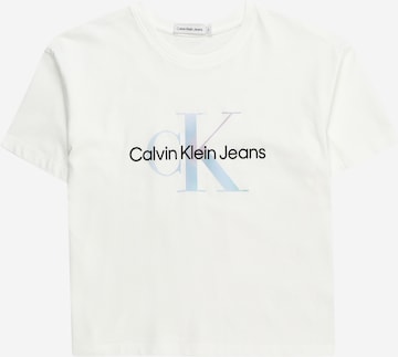 Calvin Klein Jeans Shirt 'SERENITY' in Wit: voorkant
