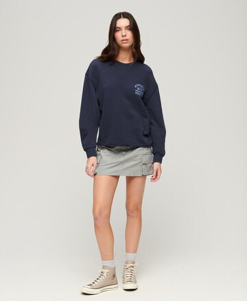 Superdry Sweatshirt 'Essentials' in Blauw