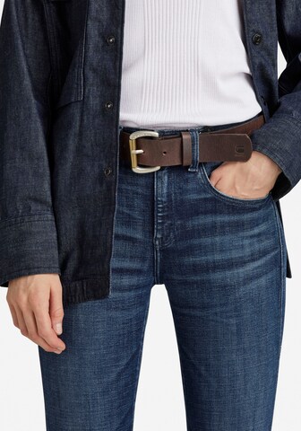 Ceinture 'Dast' G-STAR en marron : devant