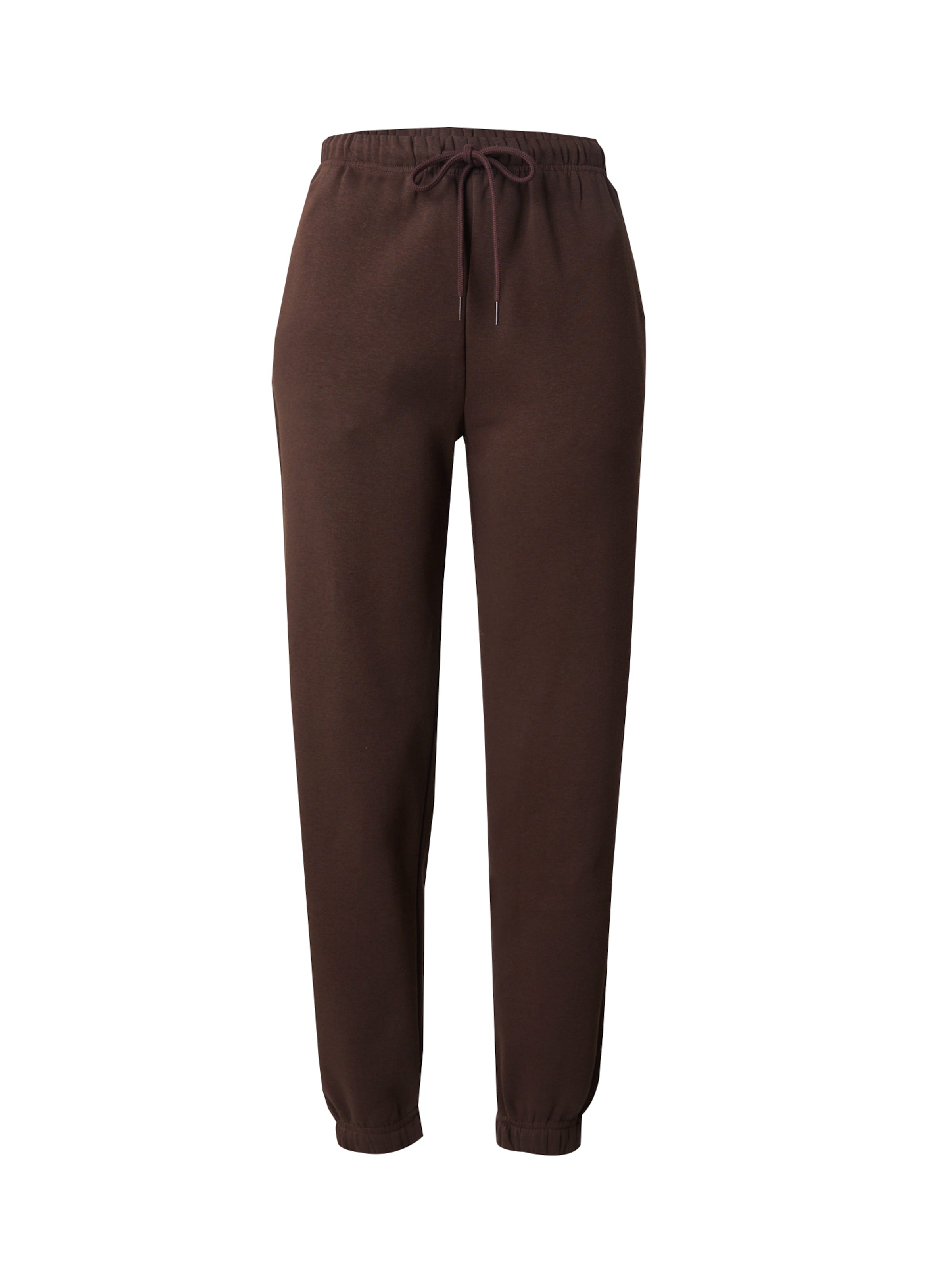 PIECES Zúžený strih Nohavice 'PCCHILLI' - Hnedá: predná strana