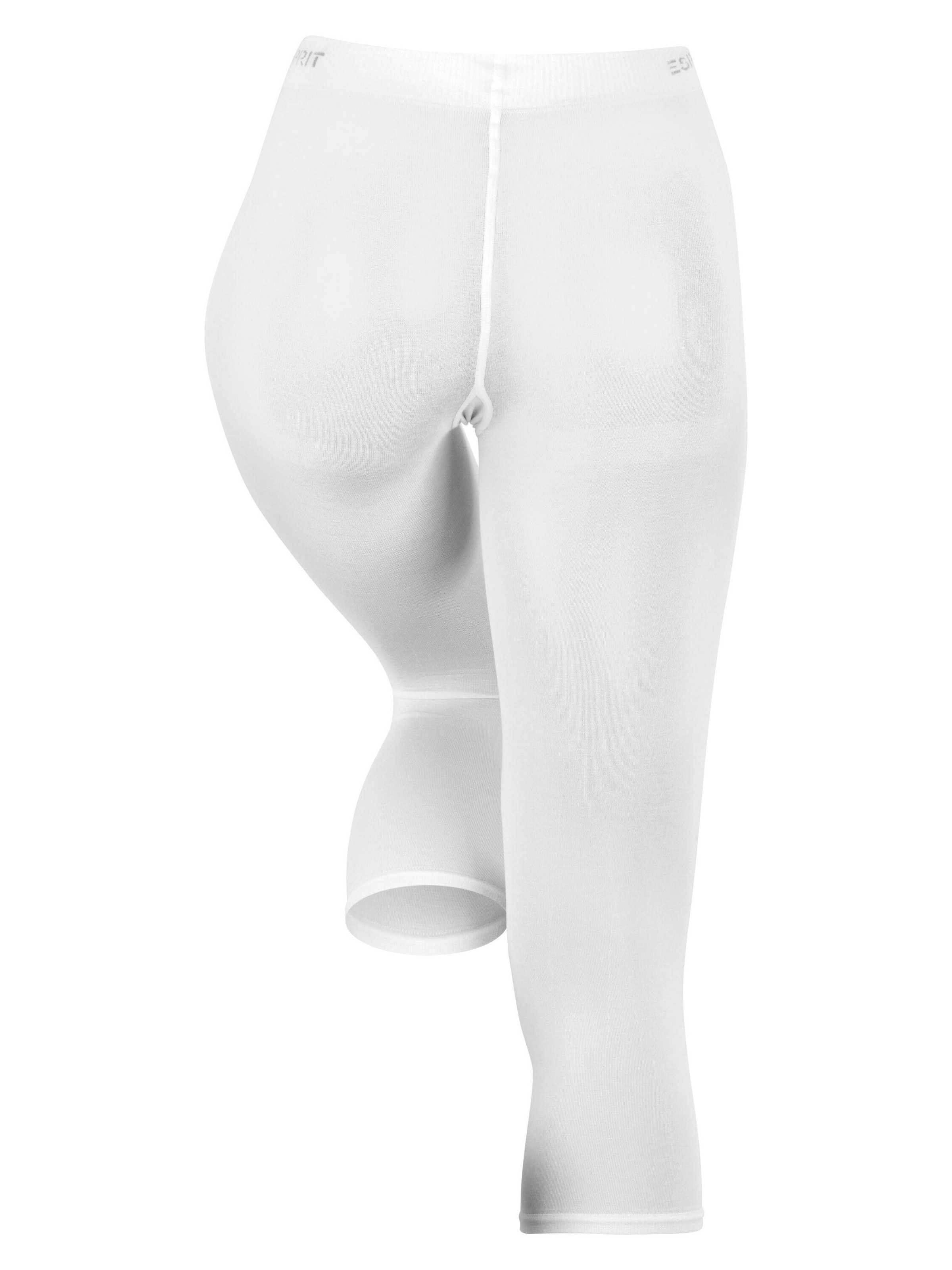ESPRIT Skinny Leggings 'Cotton Capri'‌‌‌‌‌‌‌‌‌‌ in Weiß