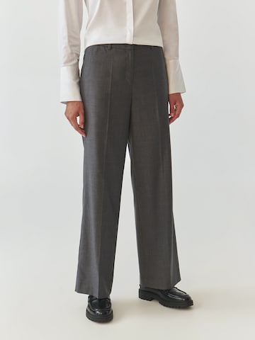Wide Leg Pantalon à plis 'Masda 1' TATUUM en gris