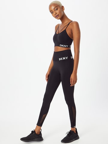 DKNY Performance Skinny Sportbyxa i svart