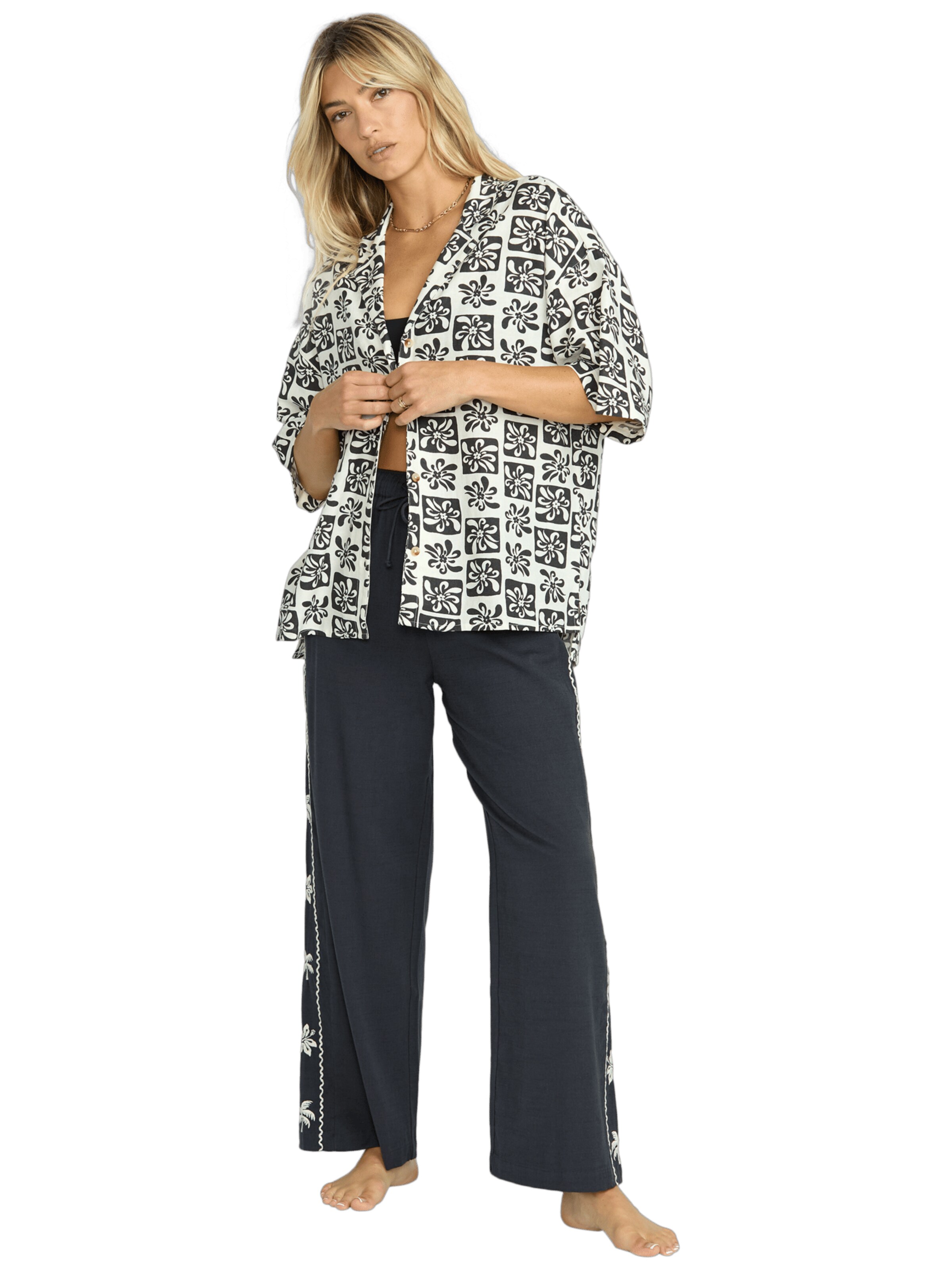 BILLABONG Shirt 'My Milkshake' in Zwart