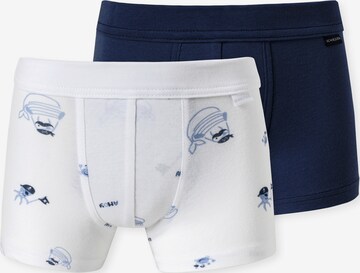 SCHIESSER Onderbroek ' Original Classics ' in Blauw: voorkant