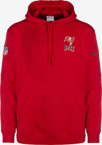 Felpa sportiva 'Tampa Bay Buccaneers' di NIKE in rosso: frontale