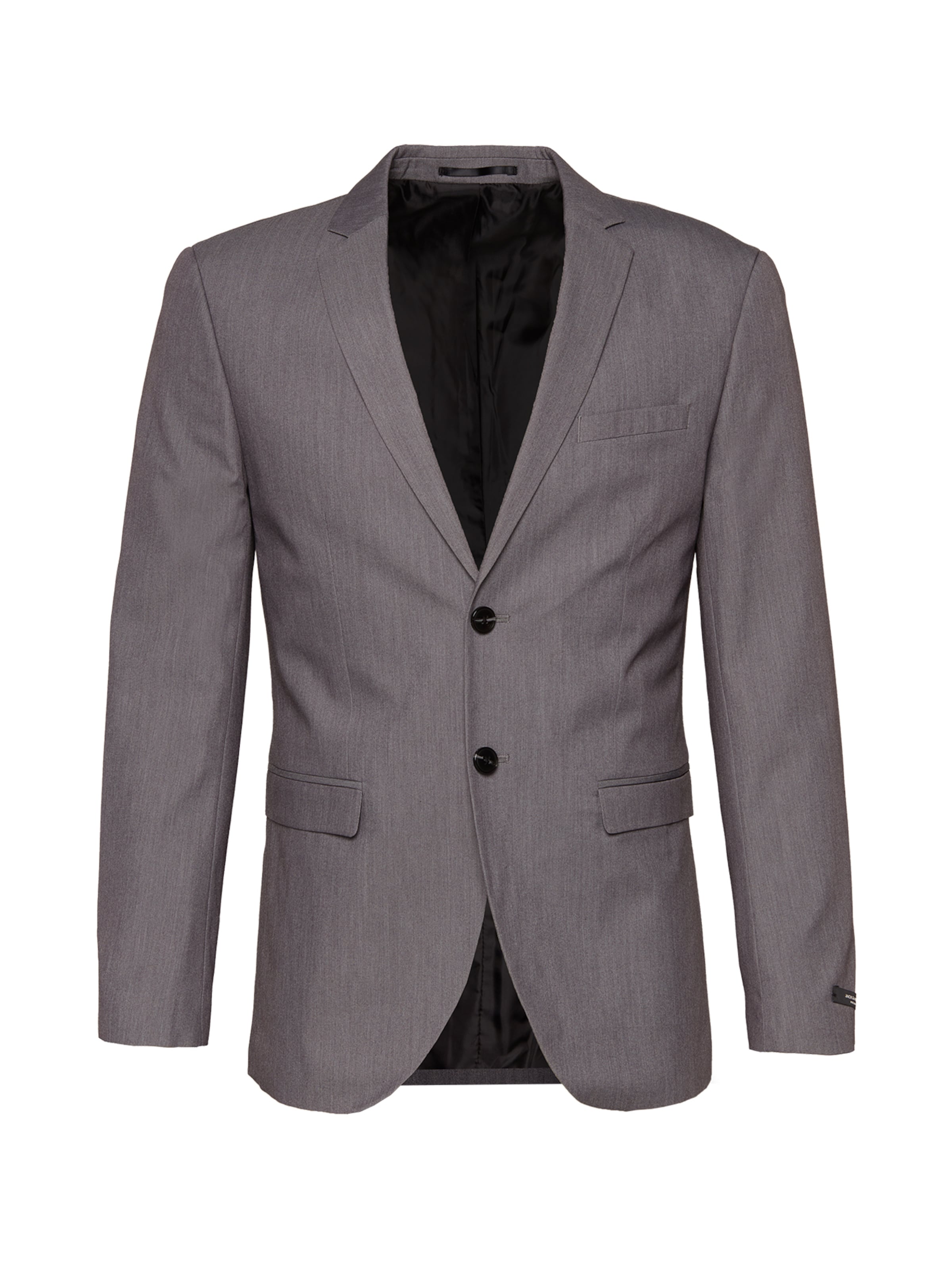 JACK & JONES Slim fit Business Blazer 'JPRFranco' in Grey: front