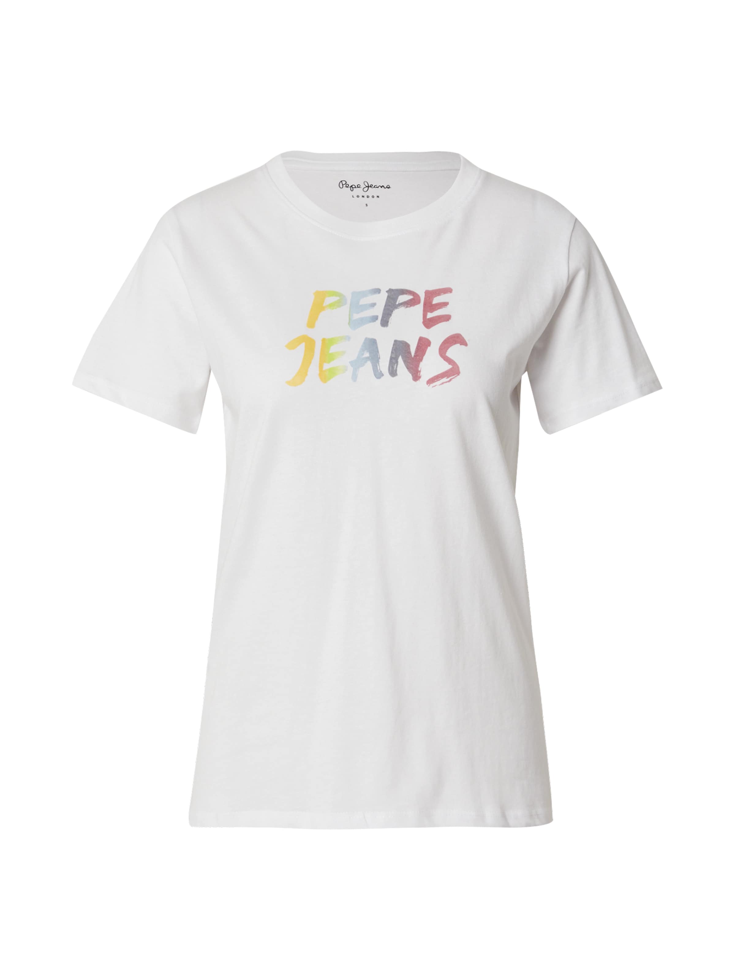 Pepe Jeans T-shirt i vit: framsida
