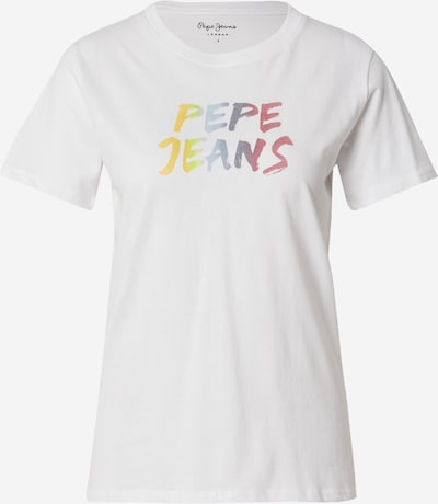 Pepe Jeans Tričko, veľkosť XS - modrá / žltá / staroružová / biela, Produkt
