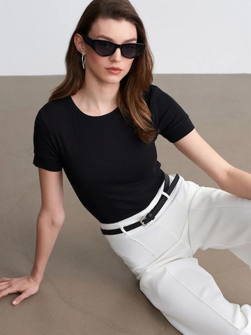 Dilvin Shirt 'T-Shirts' in Black