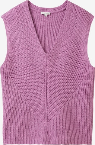Tops en tricot TOM TAILOR en rose : devant