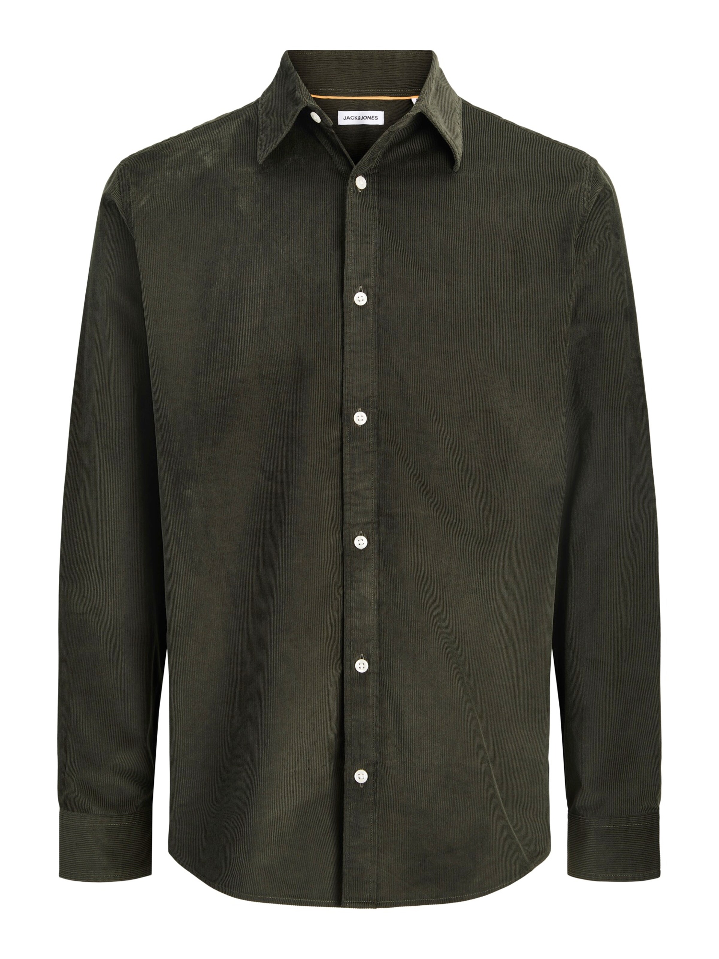 JACK & JONES - Regular Fit Camisa 'JJEFIELD' em verde: frente