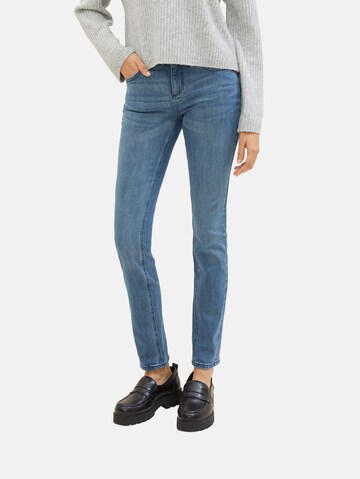 Coupe slim Jean 'Alexa' TOM TAILOR en bleu : devant