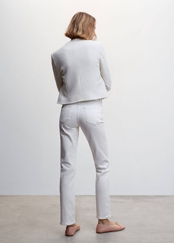 MANGO Slimfit Jeans 'Nayara' i hvid