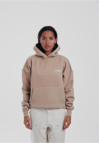 Sweat-shirt Prohibited en beige