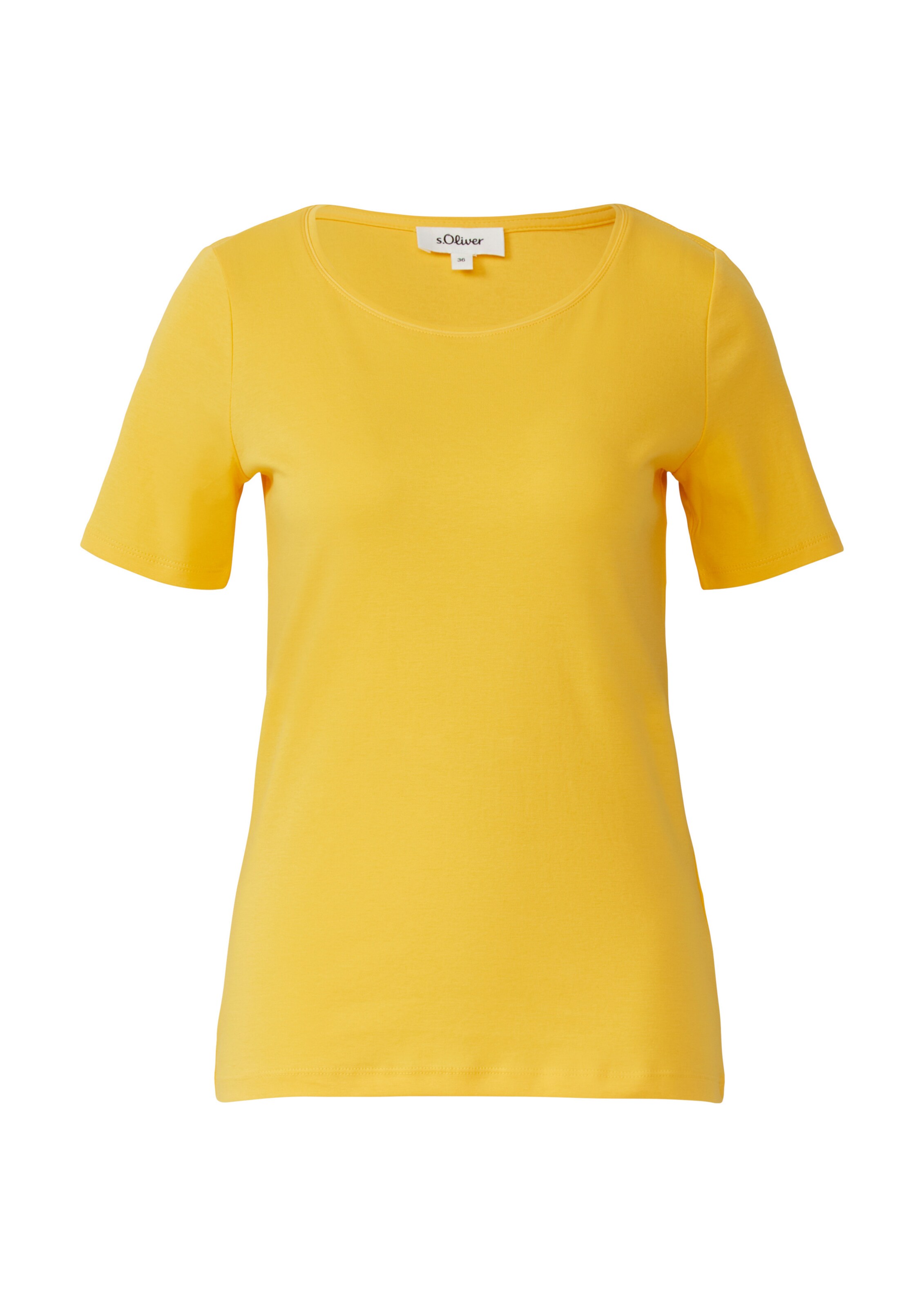 T-shirt s.Oliver en jaune : devant