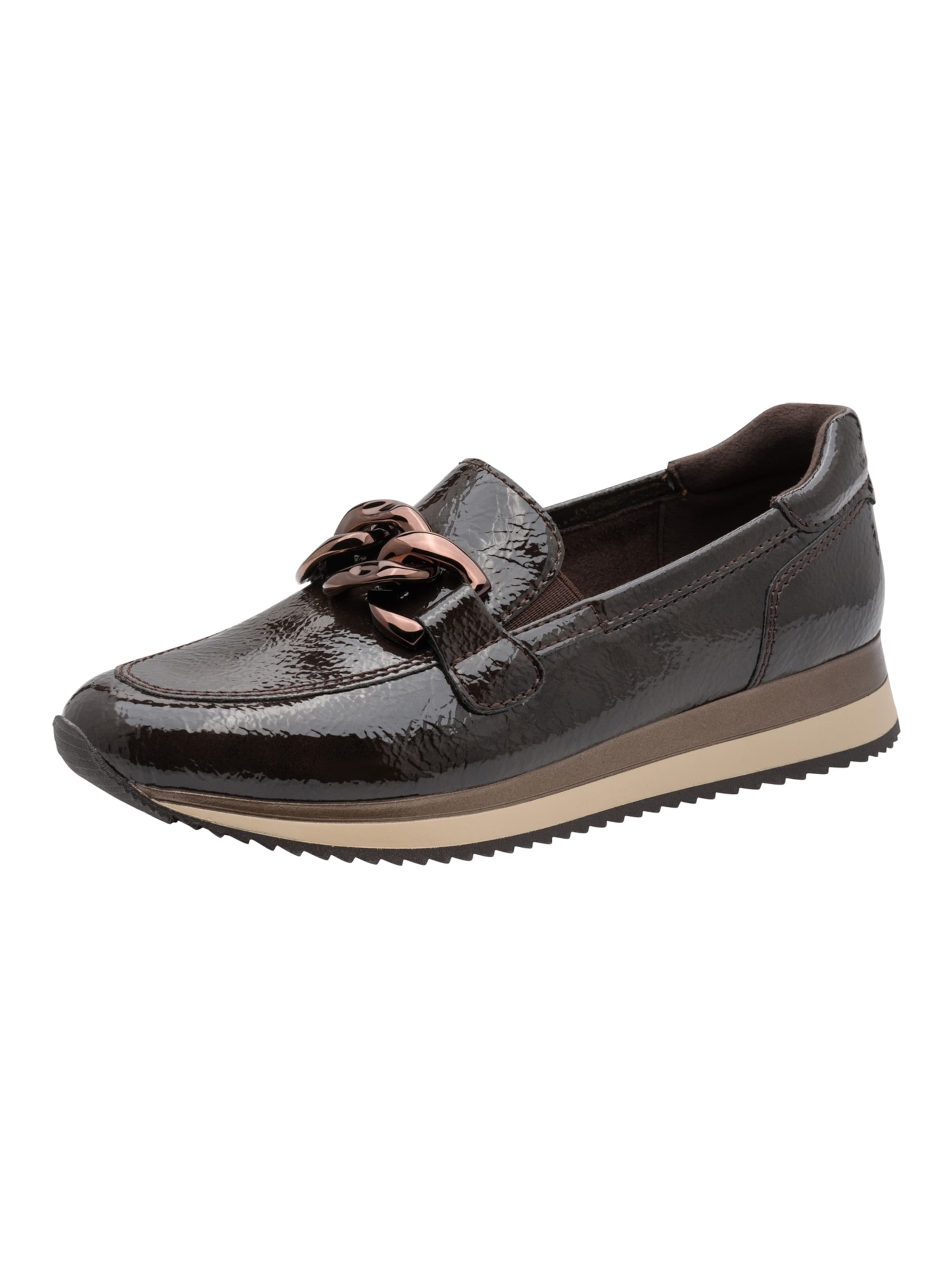 Chaussure basse JANA en marron : devant