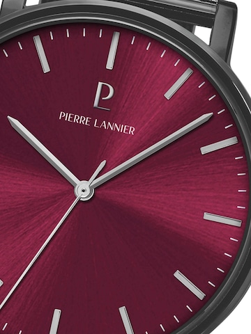Montre à affichage analogique Pierre Lannier en rouge