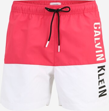 Calvin Klein Swimwear Plavecké šortky – pink: přední strana