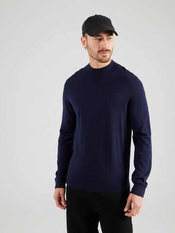 Pull-over 'SLHTRAY' SELECTED HOMME en bleu : devant