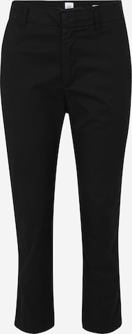 Gap PetiteSlimfit Hlače 'V-DOWNTOWN' - crna boja: prednji dio