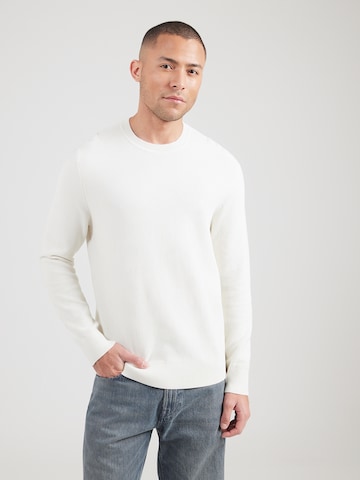 Calvin Klein Svetr – bílá: přední strana