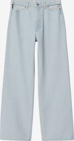 MANGO Široke hlačnice Kavbojke | modra barva: sprednja stran