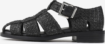 BRONX Sandals 'Next-Wagon' in Black: front