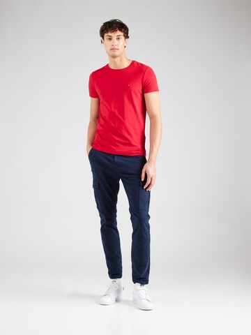 TOMMY HILFIGER - Ajuste estrecho Camiseta en rojo