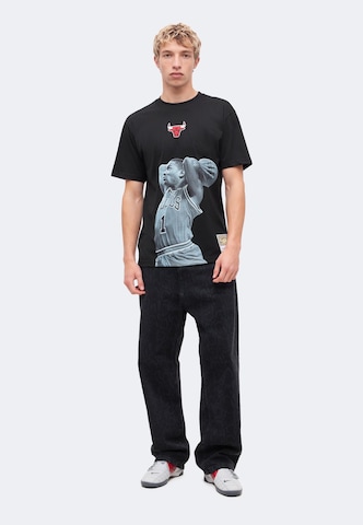 Mitchell & Ness Shirt 'NBA PLAYER BULLS - ROSE' in Black