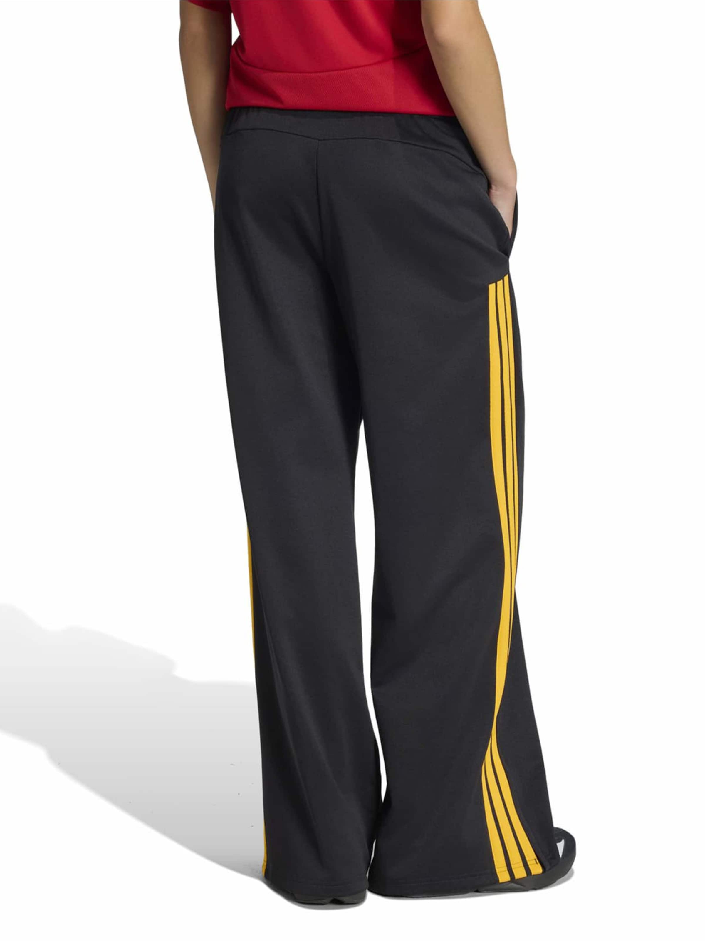 ADIDAS SPORTSWEAR Wide leg Sportbroek 'HER' in Zwart