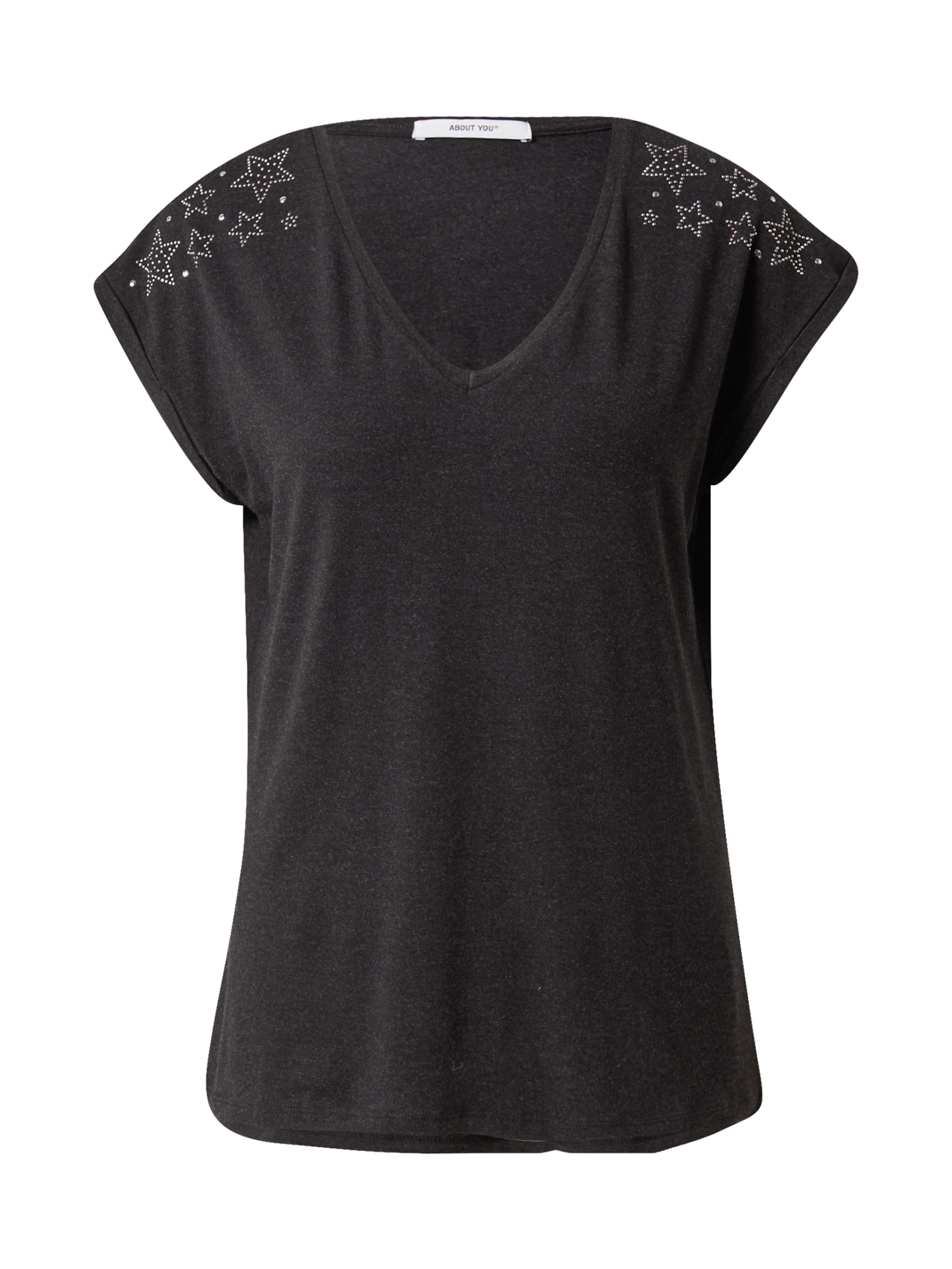 Maglietta 'Perle' di ABOUT YOU in grigio: frontale