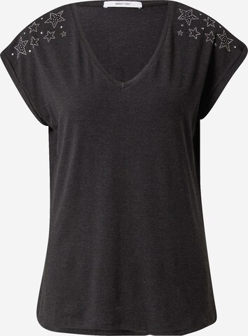 T-shirt 'Perle' ABOUT YOU en gris : devant