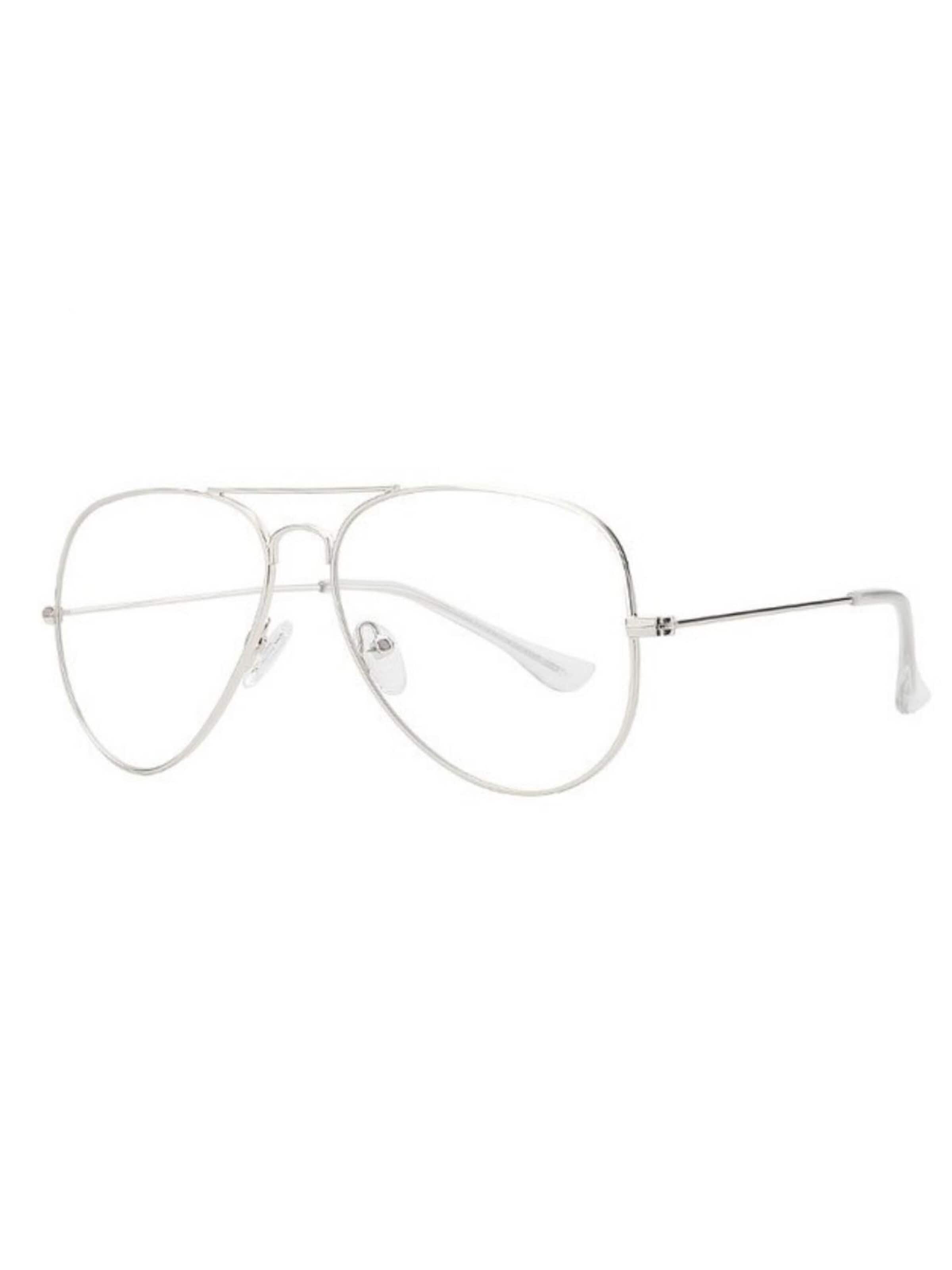 VEYREY Sunglasses in Silver: front