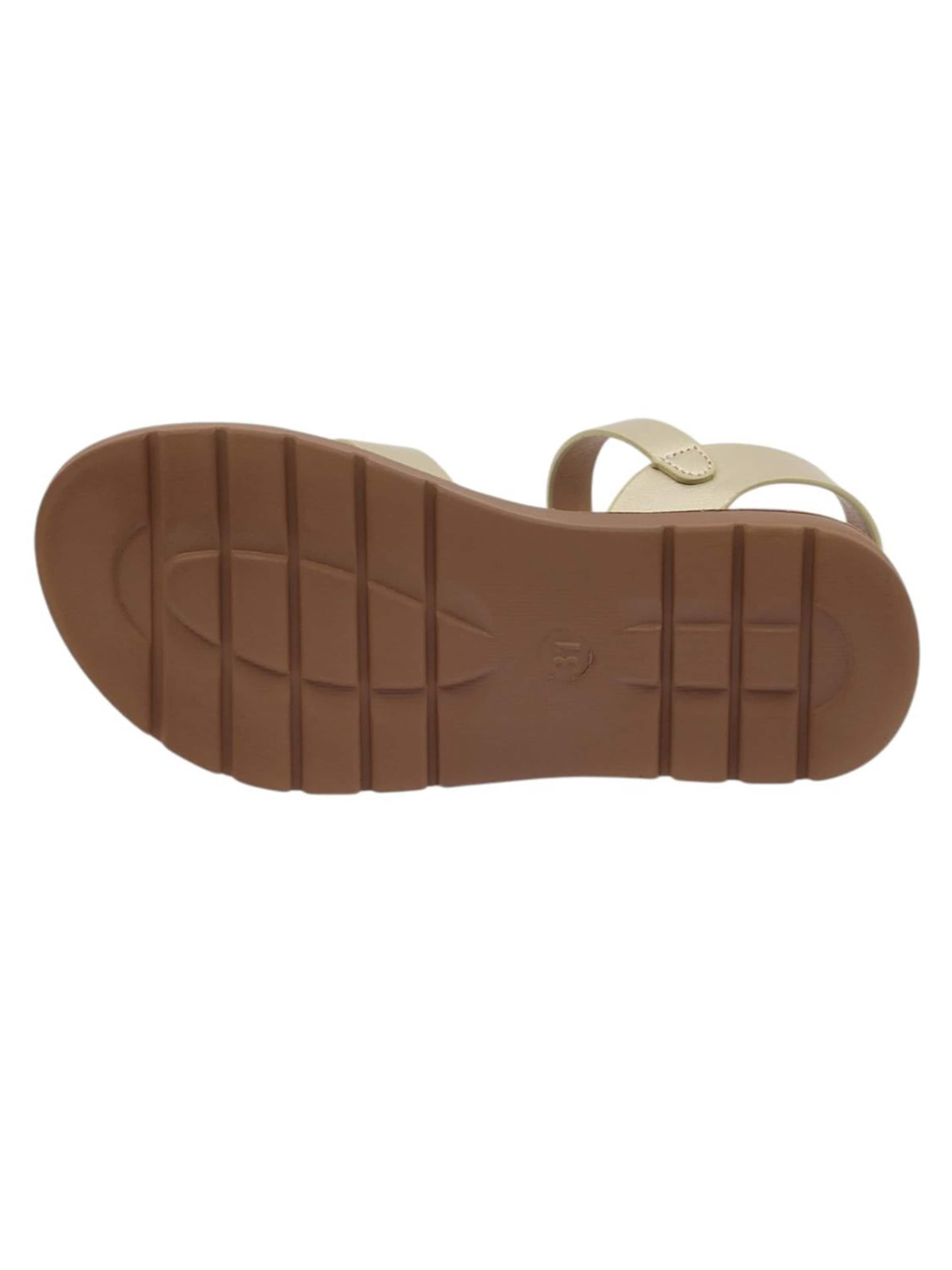 Sandales Beppi en or