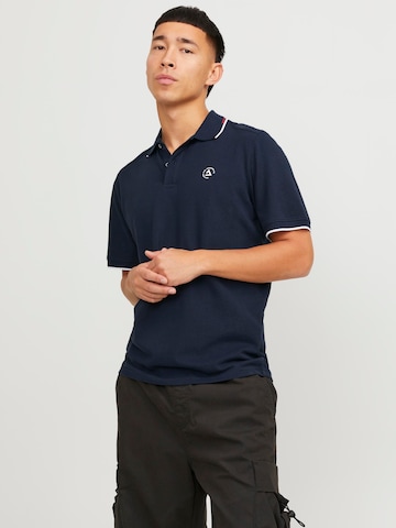 JACK & JONES Poloshirt 'HASS' in Blau: predná strana