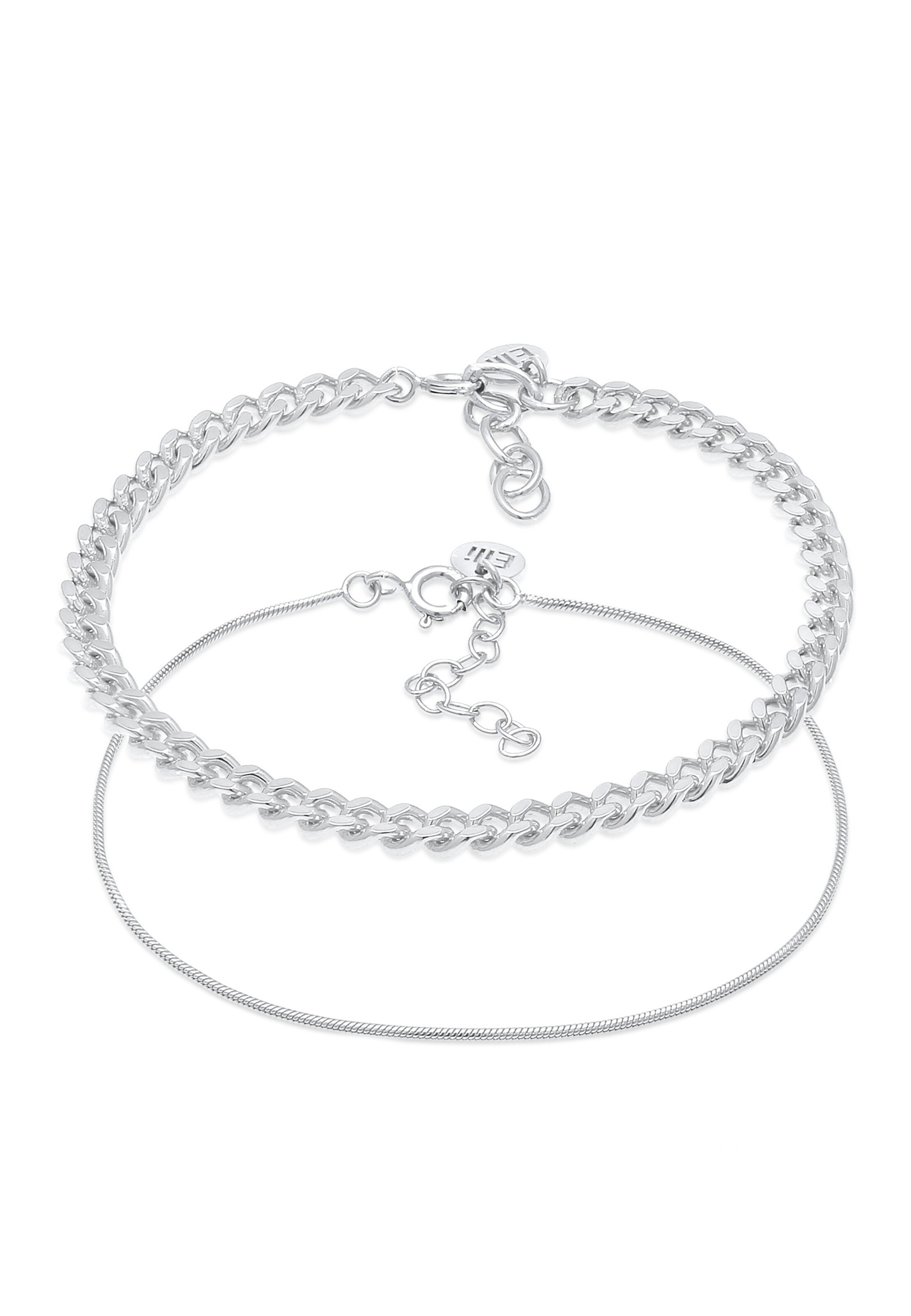 Parure de bijoux ELLI PREMIUM en argent : devant