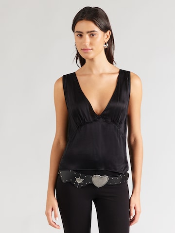 Top di WEEKDAY in nero: frontale