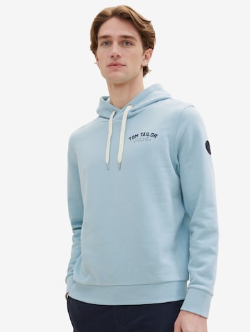 Sweat-shirt TOM TAILOR en bleu : devant