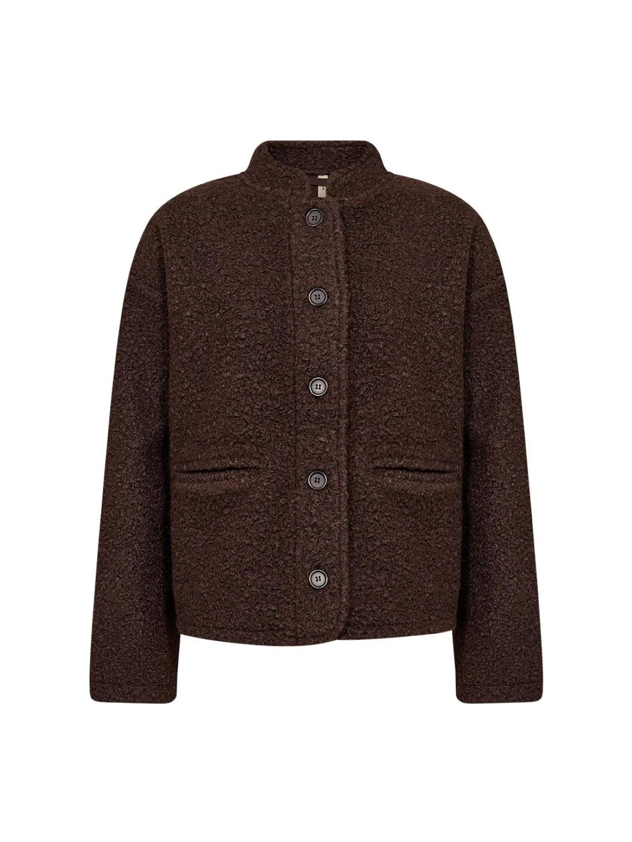 Soyaconcept Gebreid vest 'SC-Shaima 1 Chocolate jasje' in Bruin