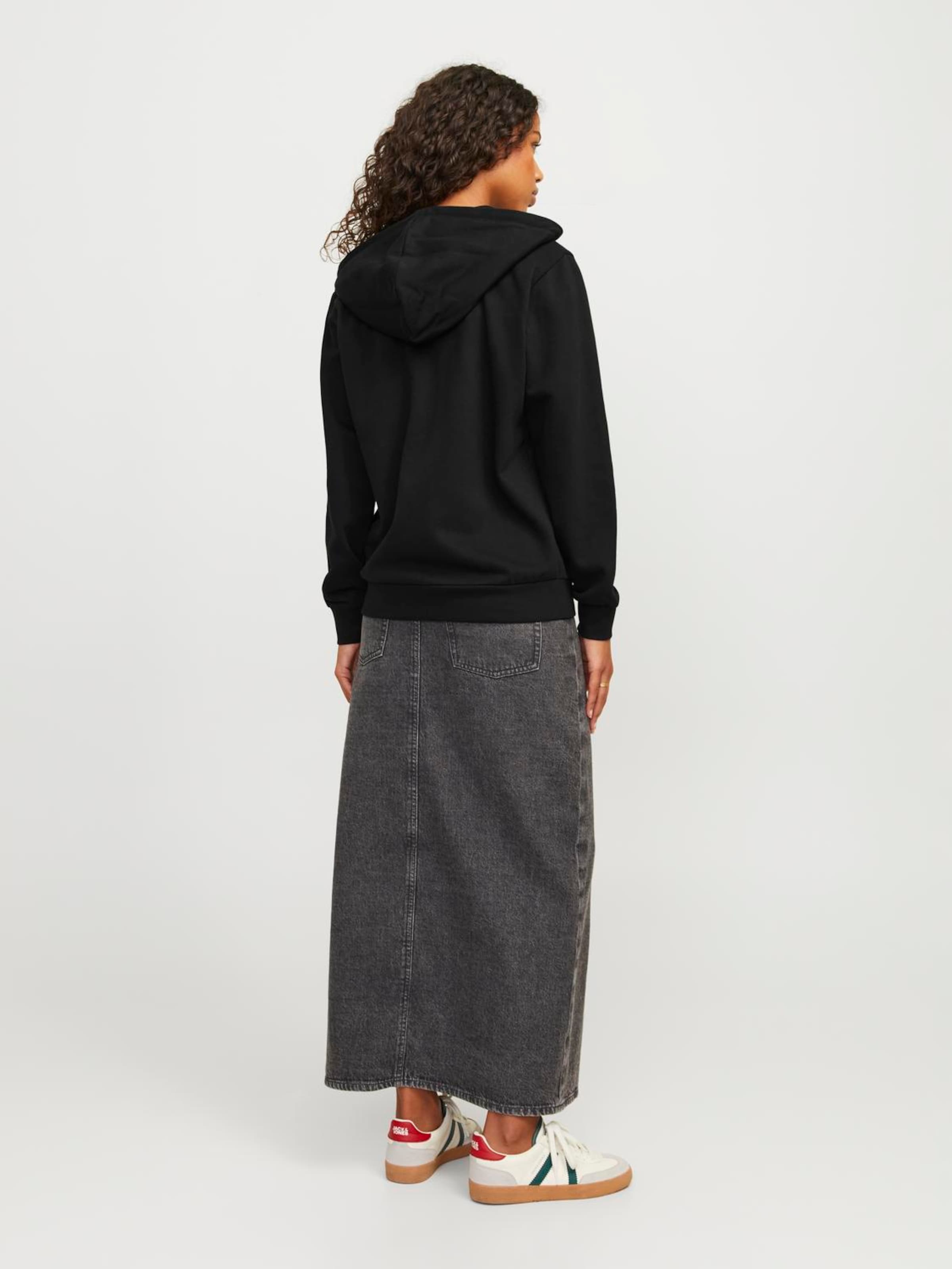 JJXX Zip-Up Hoodie 'JXAbbie' in Black | ABOUT YOU