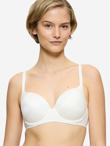 TRIUMPH T-shirt Bra 'Body Make-Up Soft Touch' in White: front