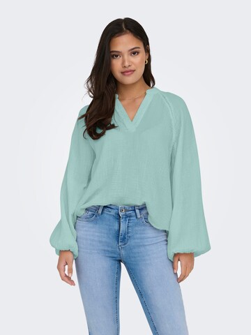 Camicia da donna 'ONLTHYRA' di ONLY in verde: frontale