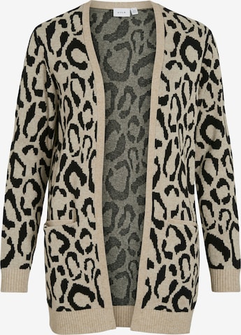 Cardigan 'VITif' VILA en beige : devant