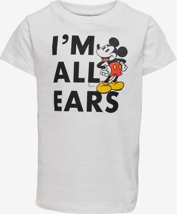 KIDS ONLY T-Shirt 'Mickey' in Weiß: predná strana